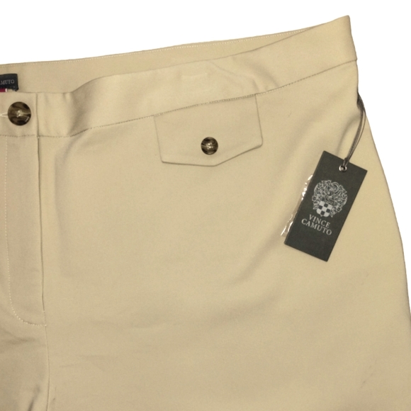 Vince Camuto Plus Size Pants Khaki Haze - Picture 2 of 9